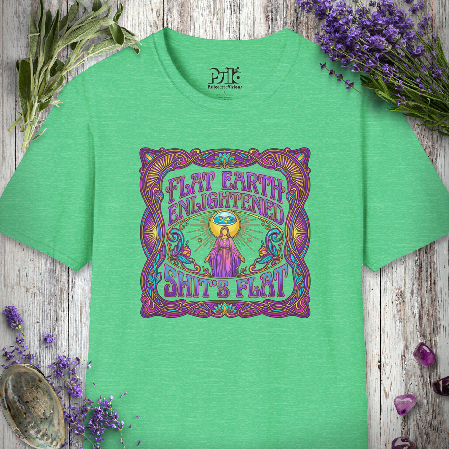 "Flat Earth Enlightened" T-SHIRT