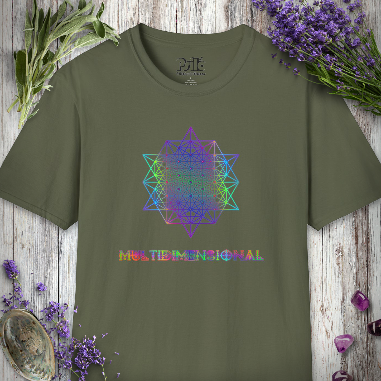 "Multidimensional 64 Tetrahedron" T-SHIRT