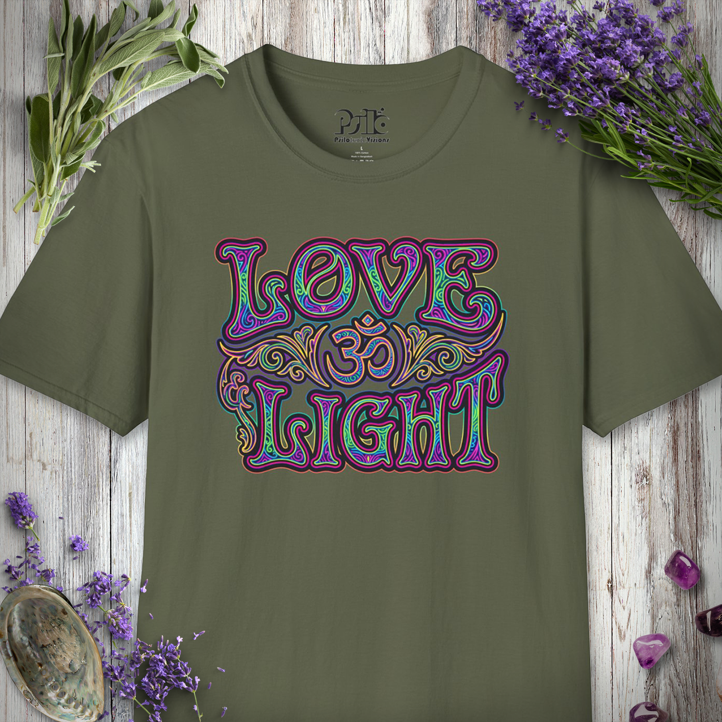 "Love Om Light" T-SHIRT