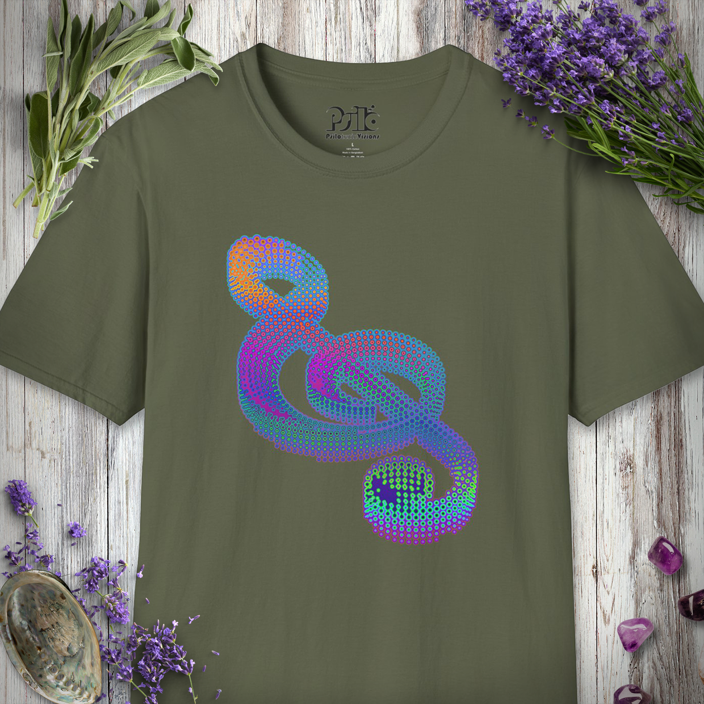 "Dotted Clef" T-SHIRT