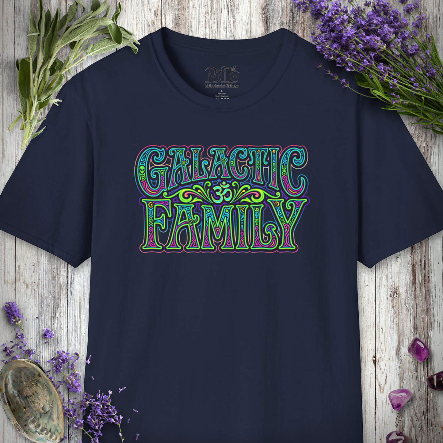 "Galactic Family - Green" T-SHIRT