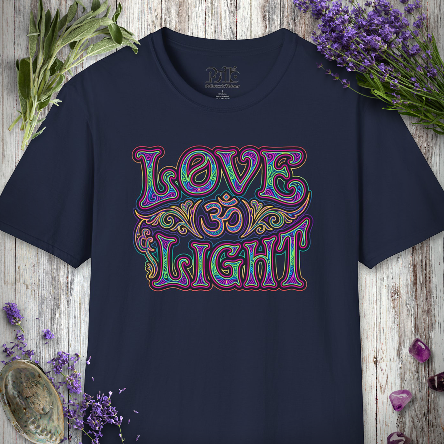 "Love Om Light" T-SHIRT