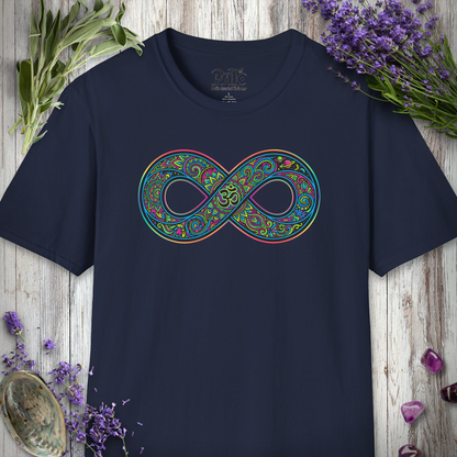 "Infinite Om Space Mandala" T-SHIRT