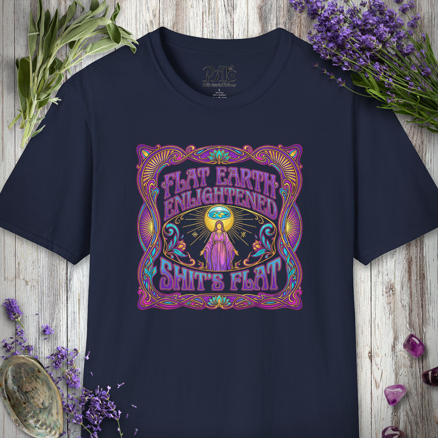 "Flat Earth Enlightened" T-SHIRT