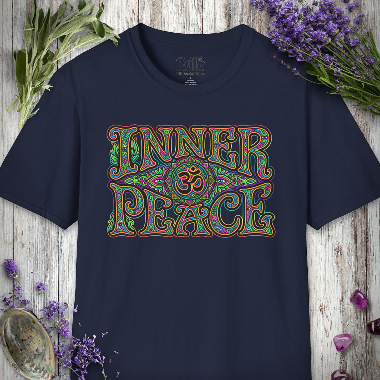 "Inner Peace Floral" T-SHIRT
