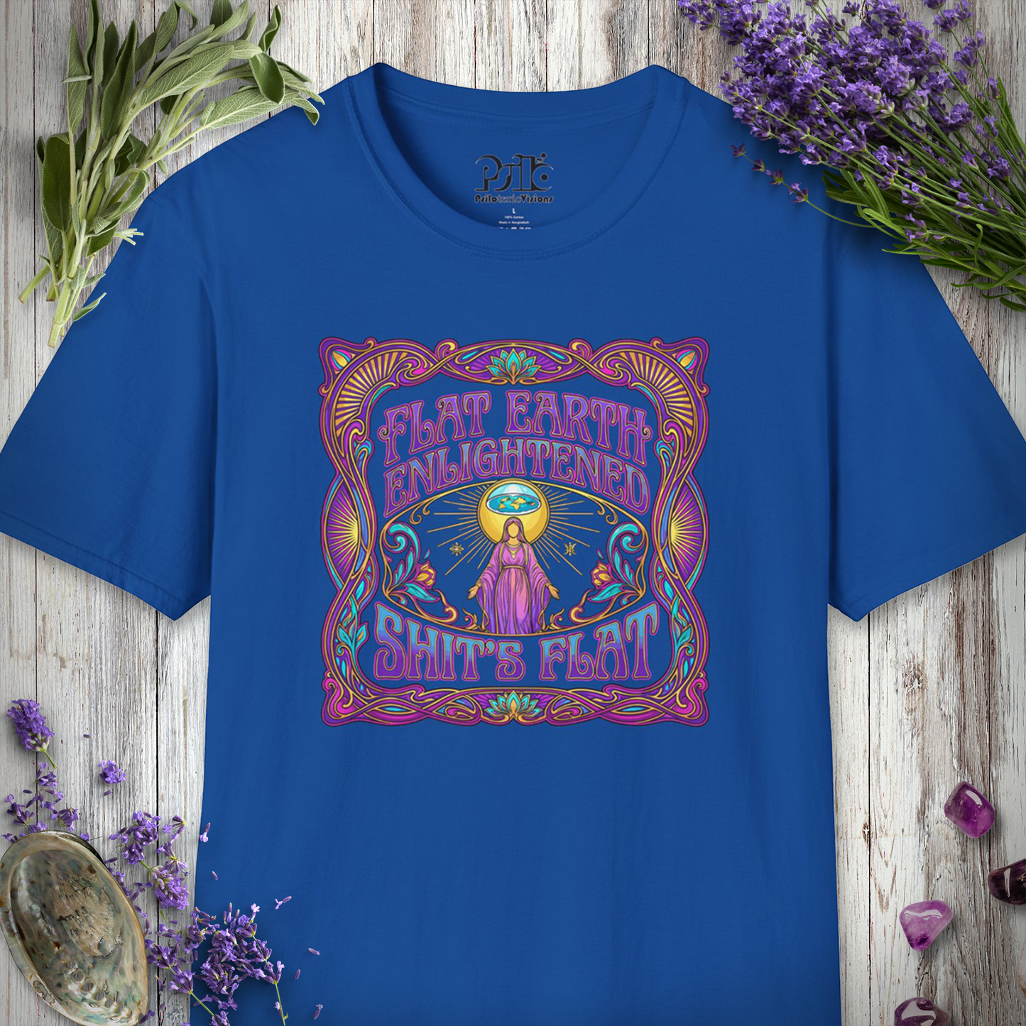 "Flat Earth Enlightened" T-SHIRT