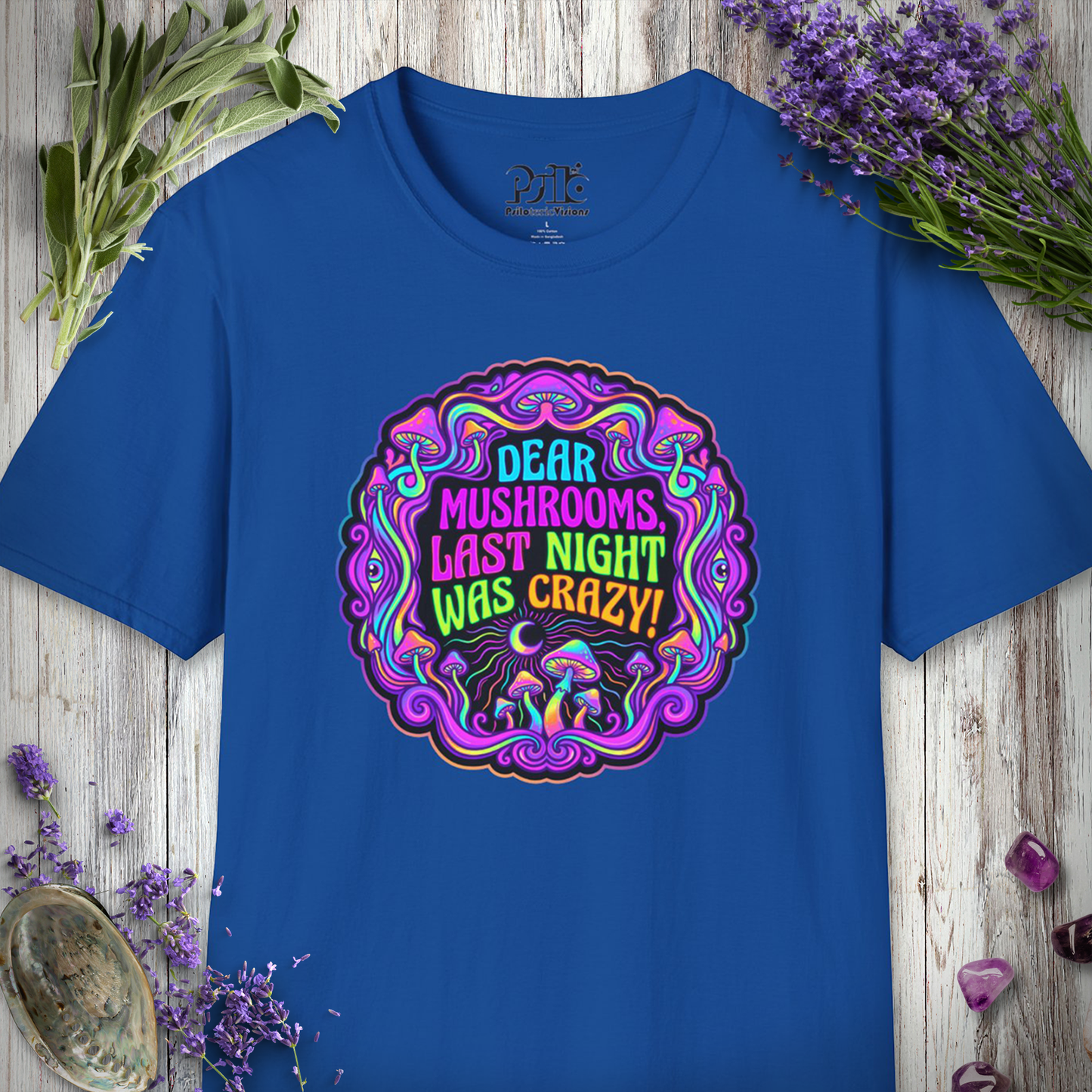 "Last Night Mushrooms" T-SHIRT