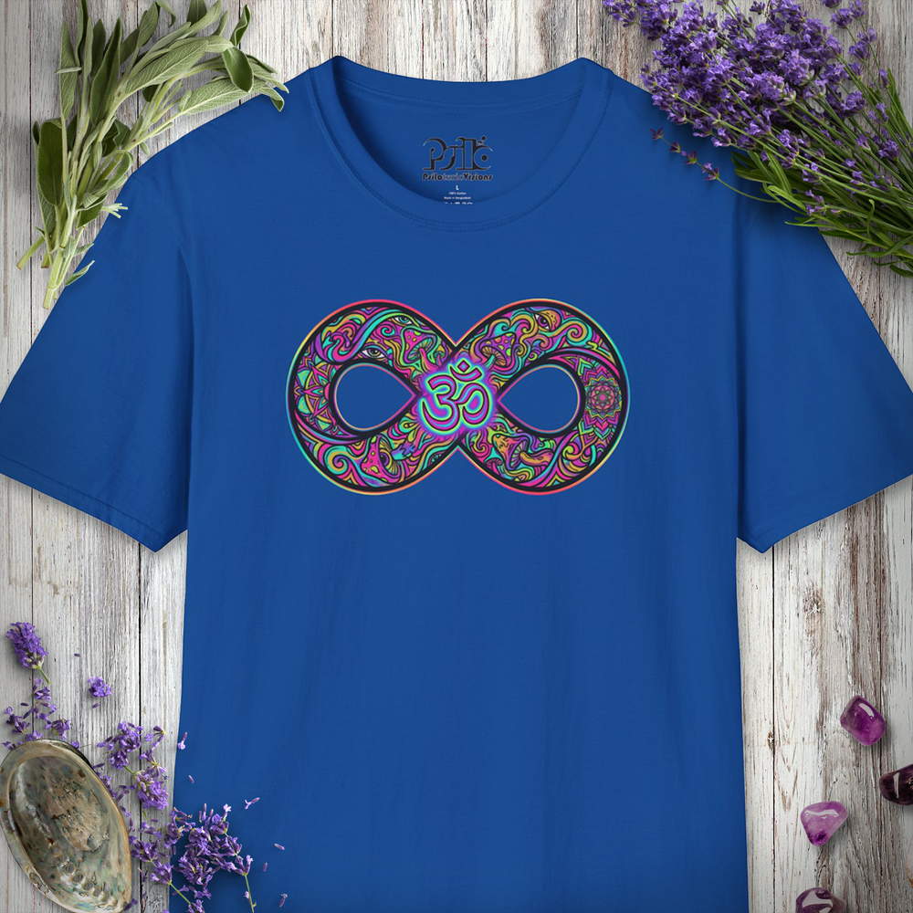 "Infinite Om Mushrooms" T-SHIRT