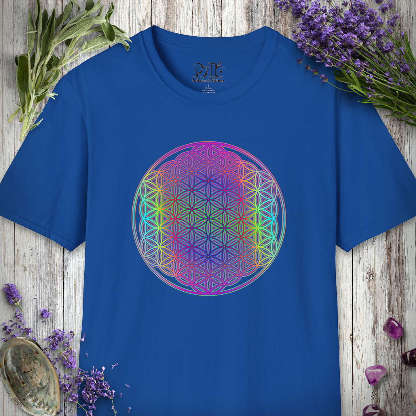 "Psy Flower of Life 48" T-SHIRT