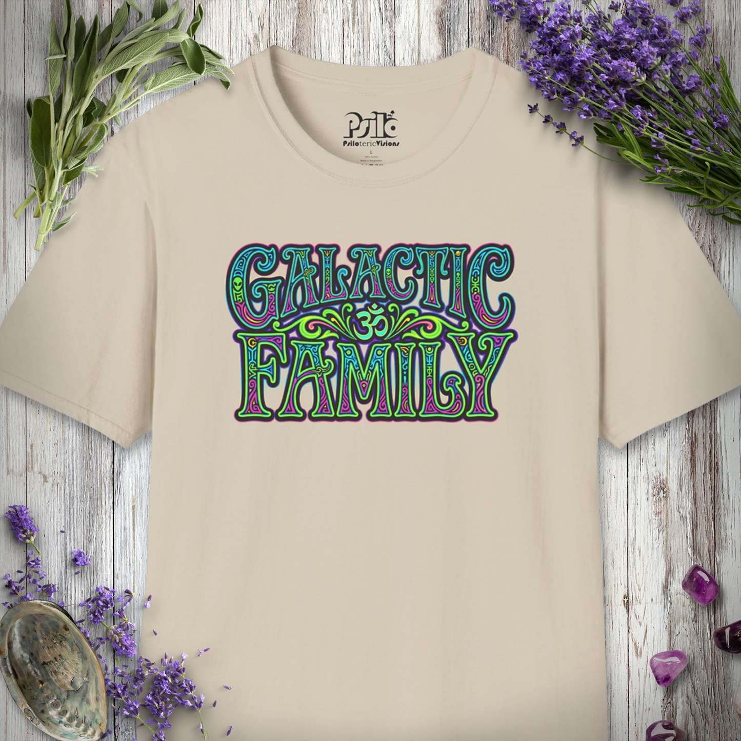 "Galactic Family - Green" T-SHIRT