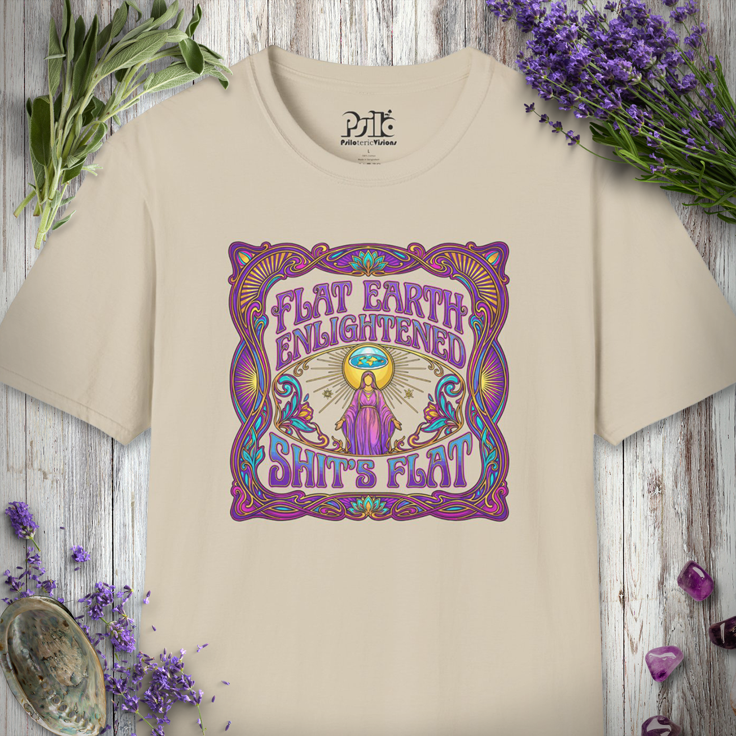 "Flat Earth Enlightened" T-SHIRT
