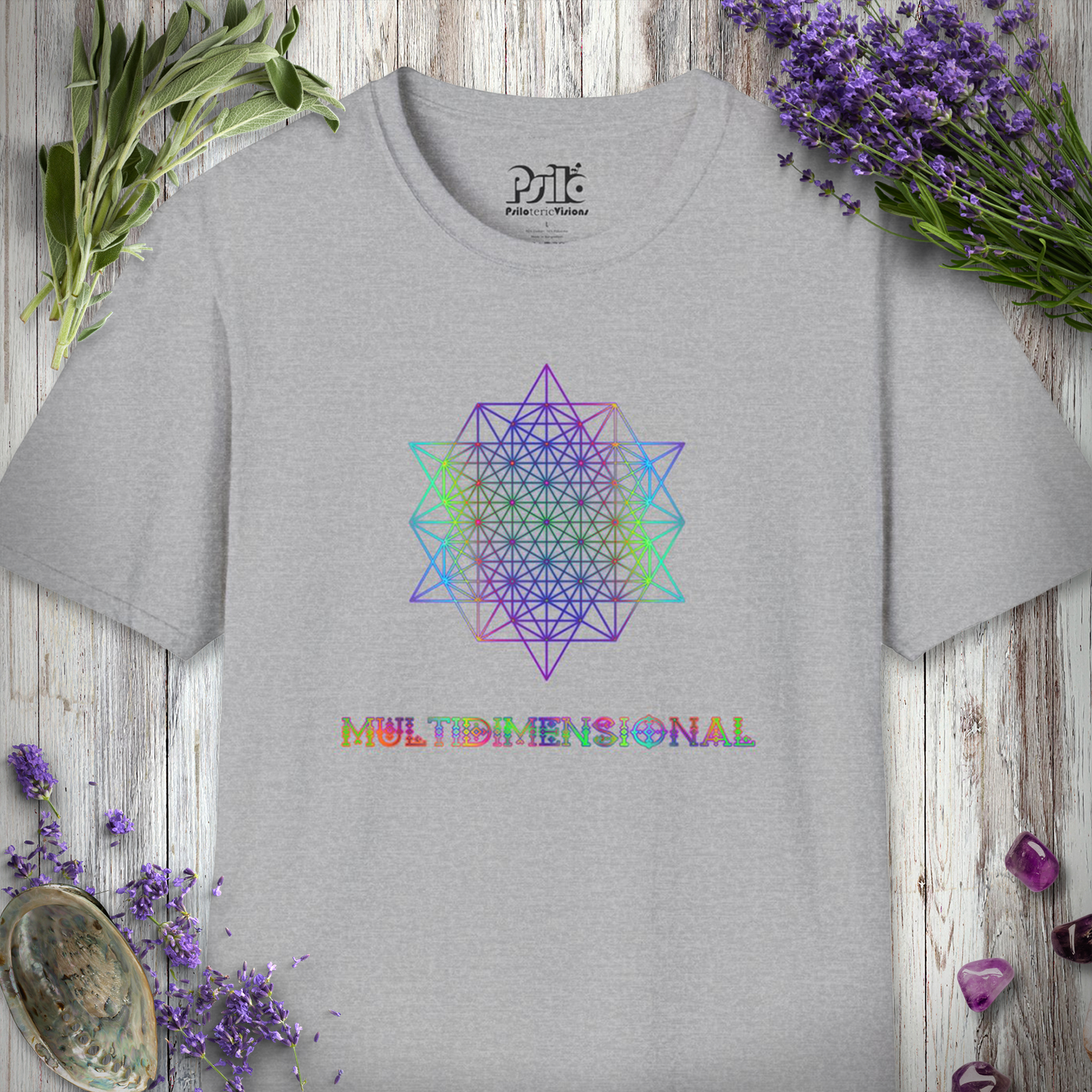 "Multidimensional 64 Tetrahedron" T-SHIRT