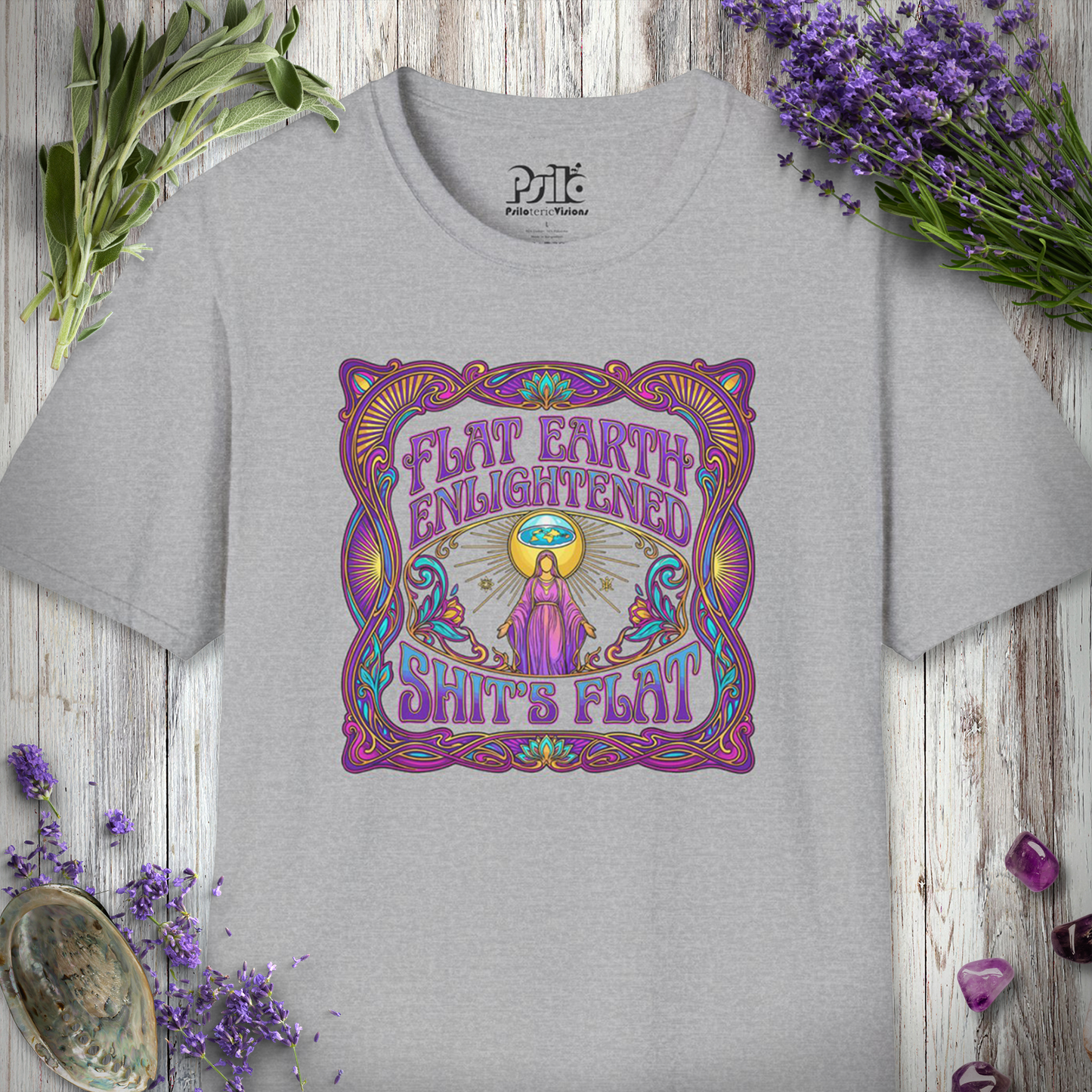 "Flat Earth Enlightened" T-SHIRT