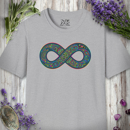 "Infinite Om Space Mandala" T-SHIRT