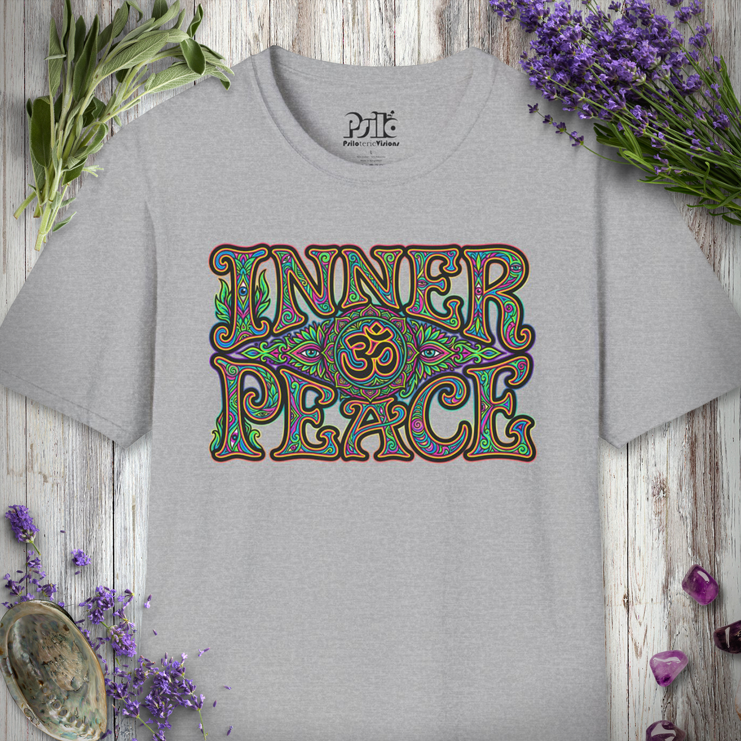 "Inner Peace Floral" T-SHIRT