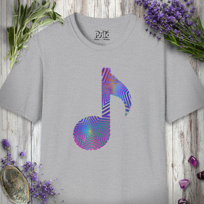 "Music Note Optical Star" T-SHIRT