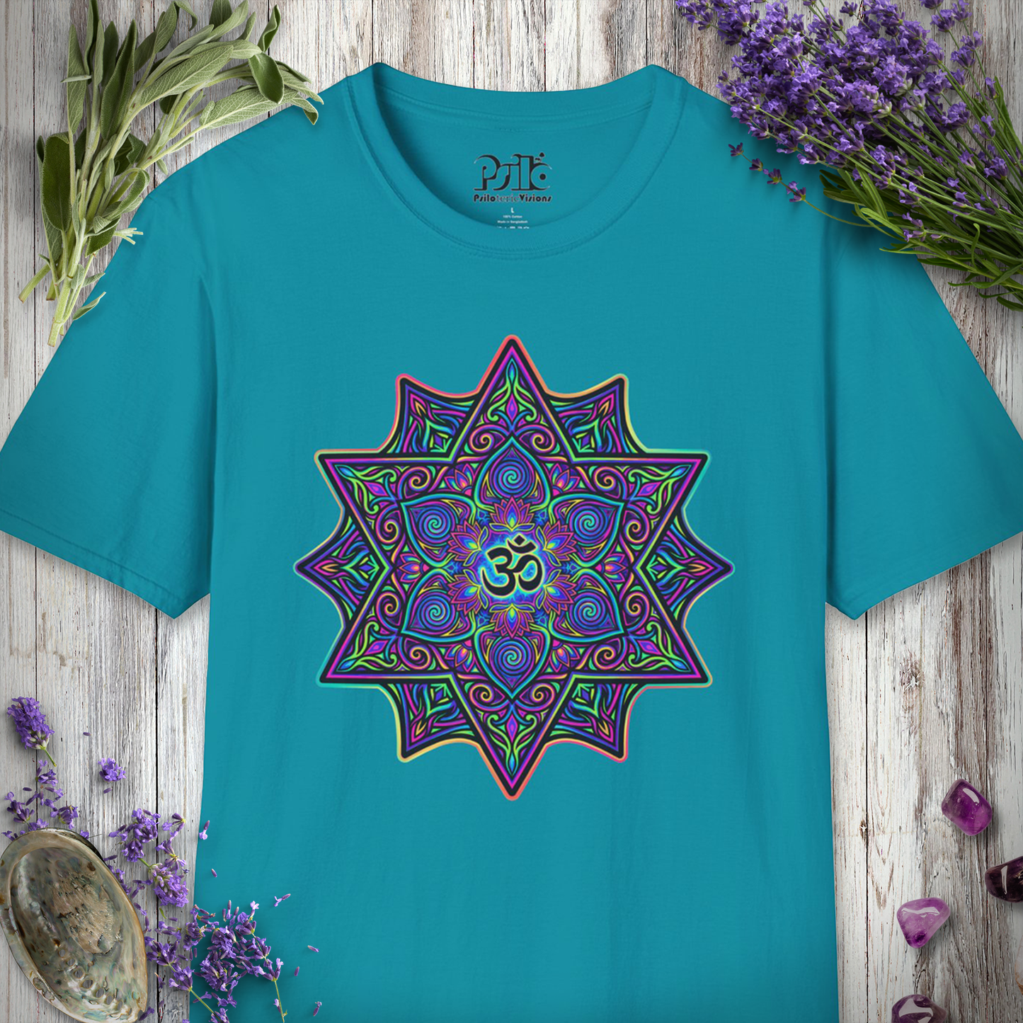 "Om Merkaba Mandala" T-SHIRT