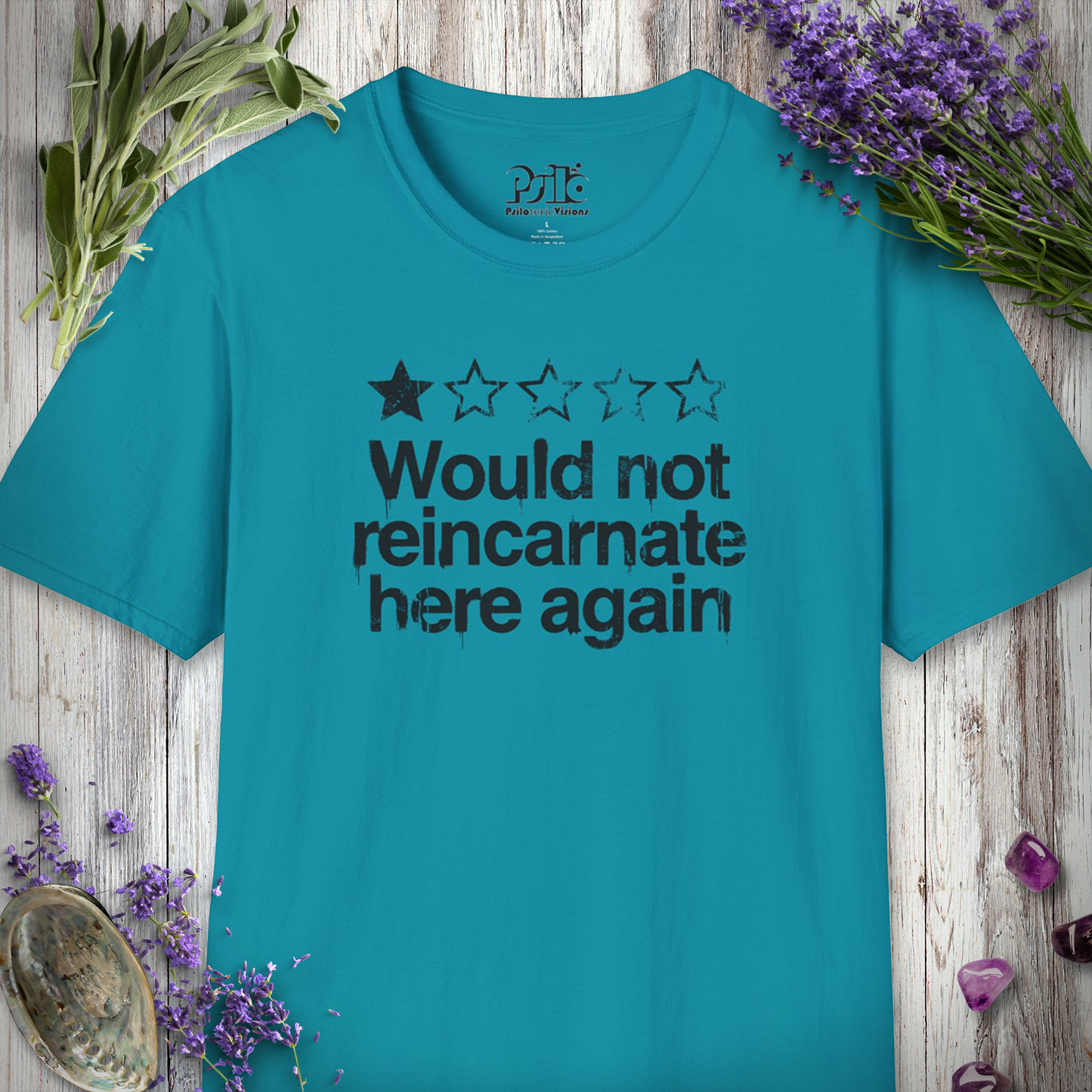 "Would NOT Reincarnate - Grunge" T-SHIRT