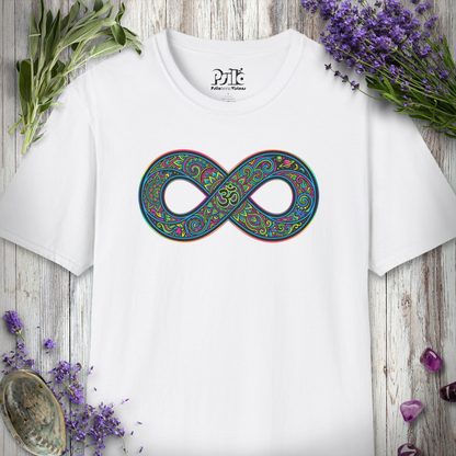"Infinite Om Space Mandala" T-SHIRT