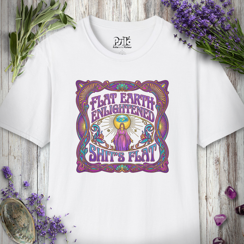 "Flat Earth Enlightened" T-SHIRT