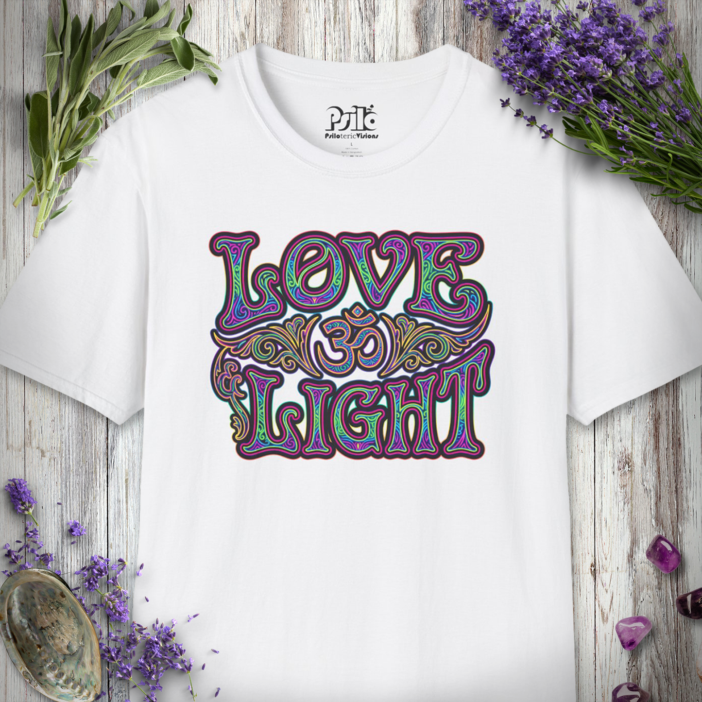 "Love Om Light" T-SHIRT
