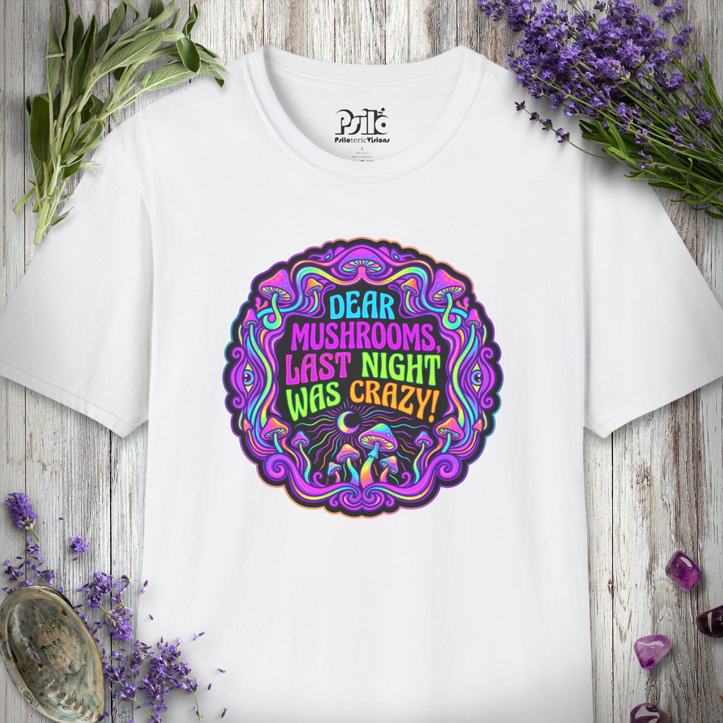 "Last Night Mushrooms" T-SHIRT