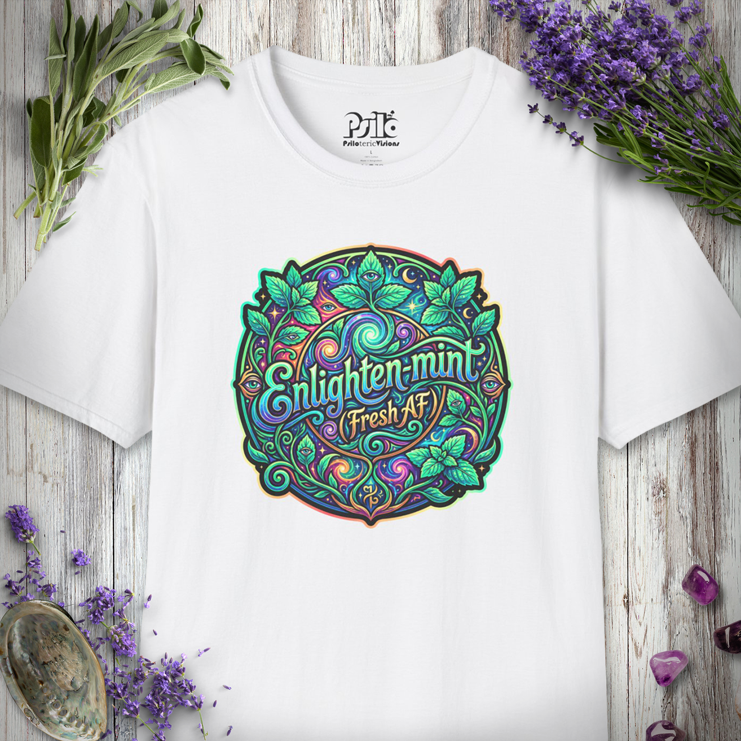 "Enlighten-Mint" T-SHIRT