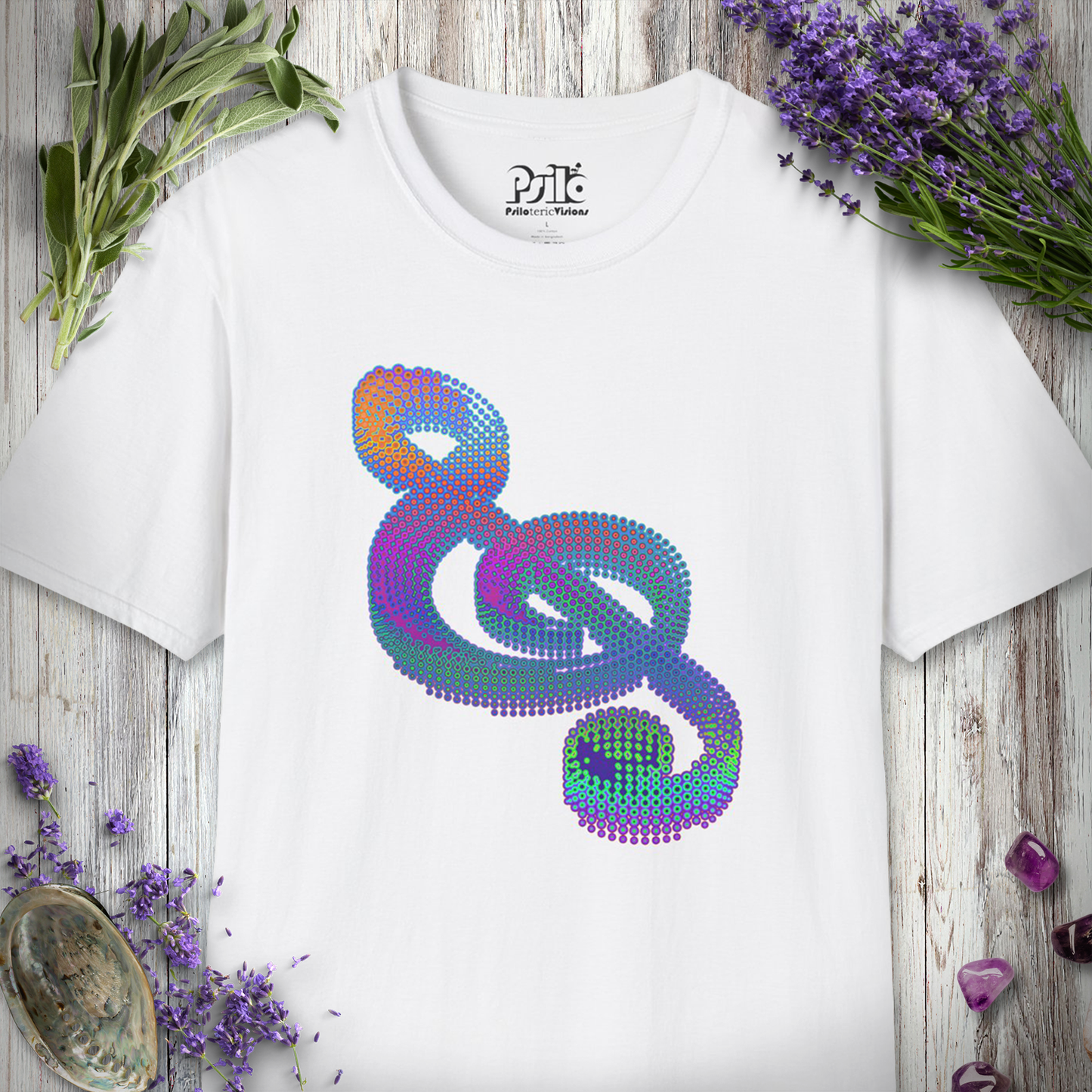 "Dotted Clef" T-SHIRT