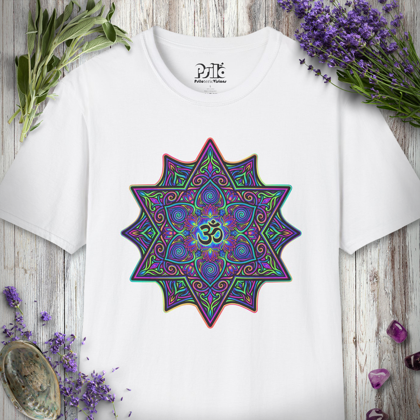 "Om Merkaba Mandala" T-SHIRT
