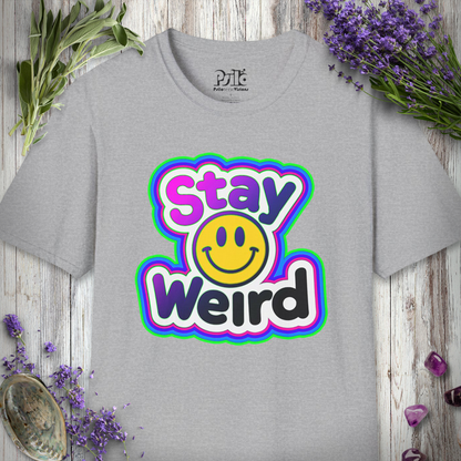 Stay Weird Smiley T-SHIRT