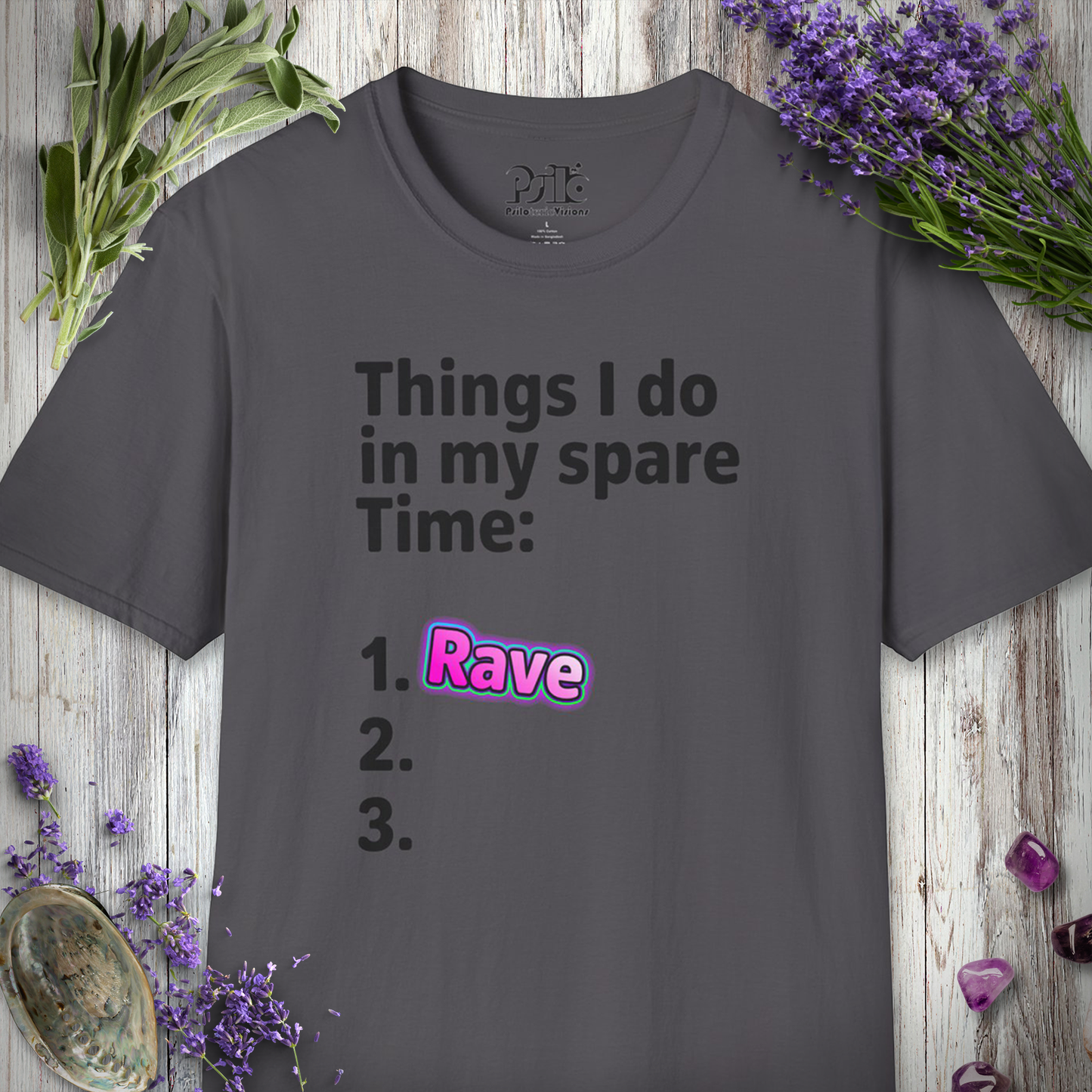 "Spare Time - Rave" T-SHIRT
