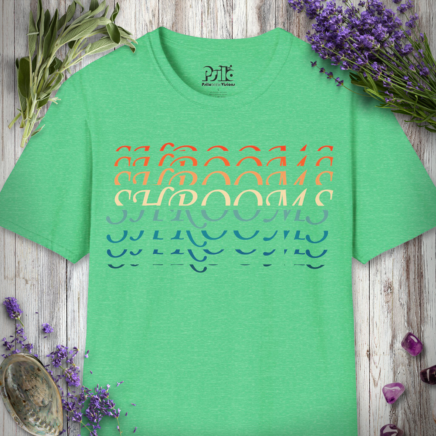 Shrooms Text Effect T-SHIRT