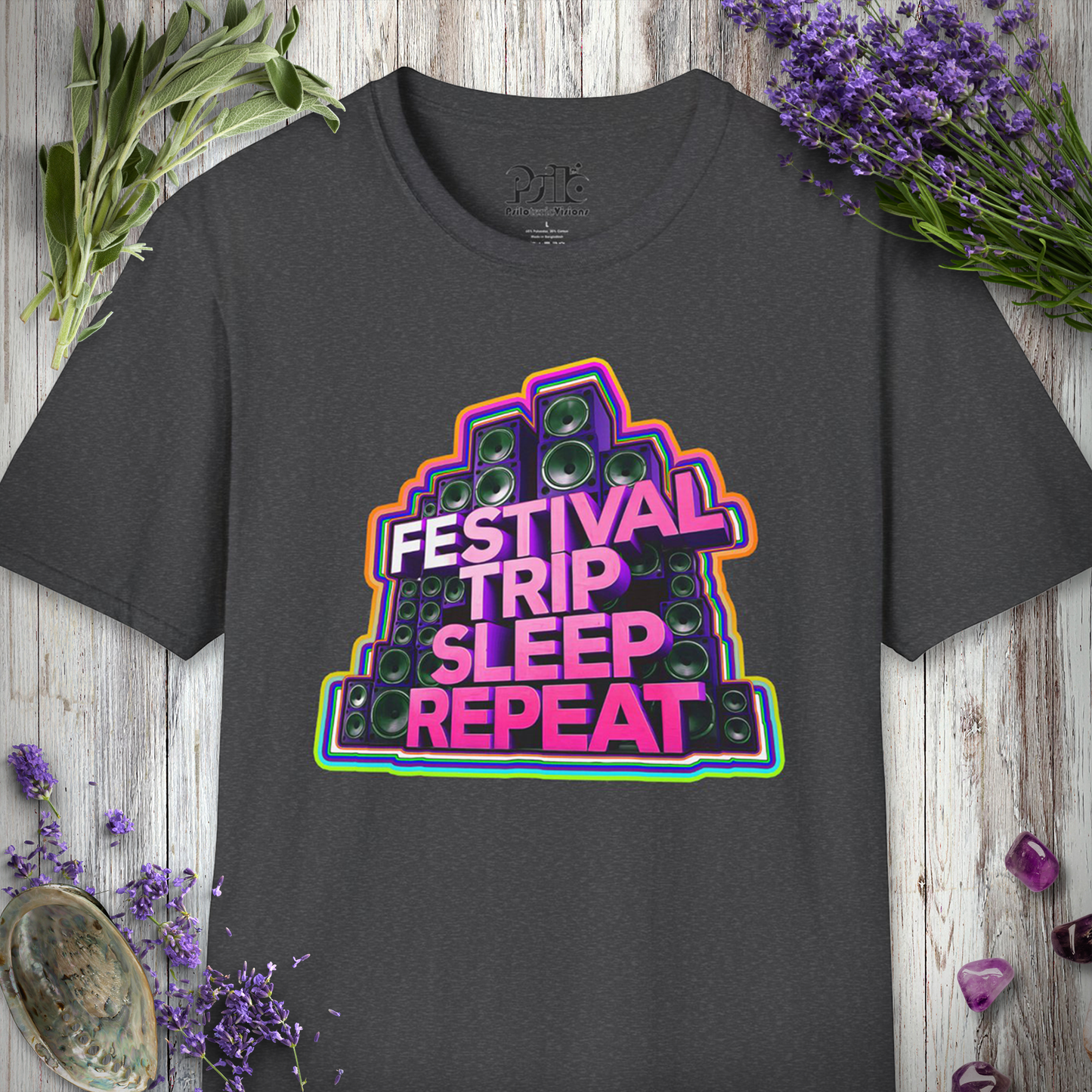 "Festival Trip Sleep Repeat" T-SHIRT