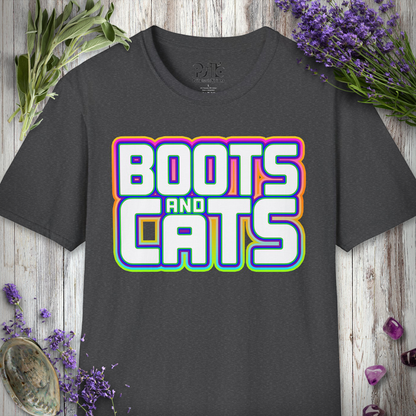 "Boots and Cats (Bold)" T-SHIRT