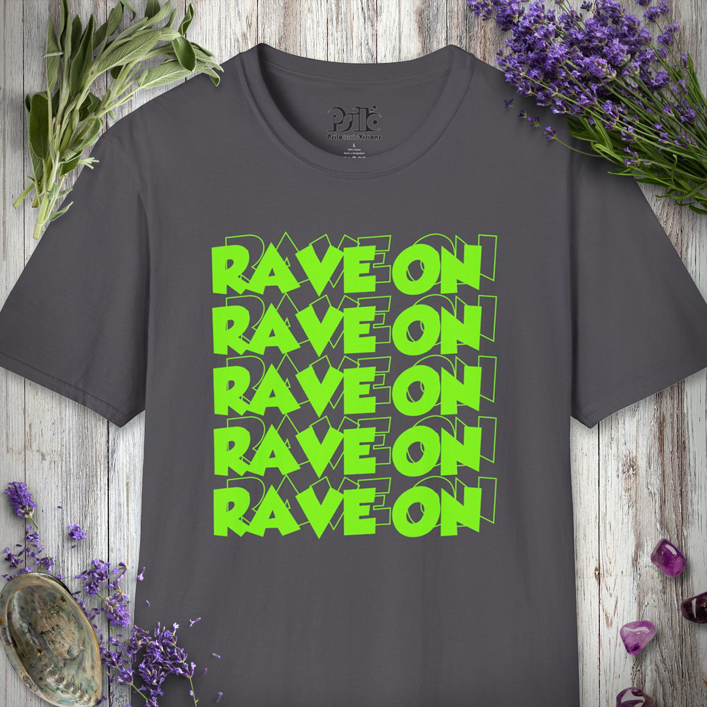 "Rave On Green" T-SHIRT