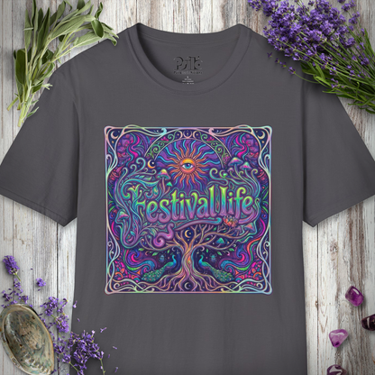 "Festival Life Art Nouveau" T-SHIRT