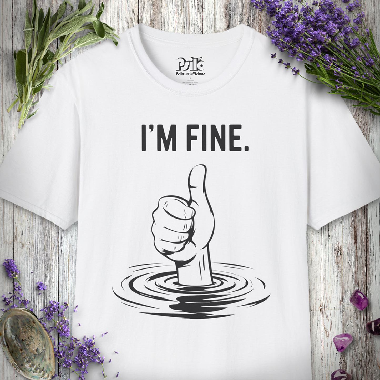 I'm Fine Thumbs UP T-SHIRT