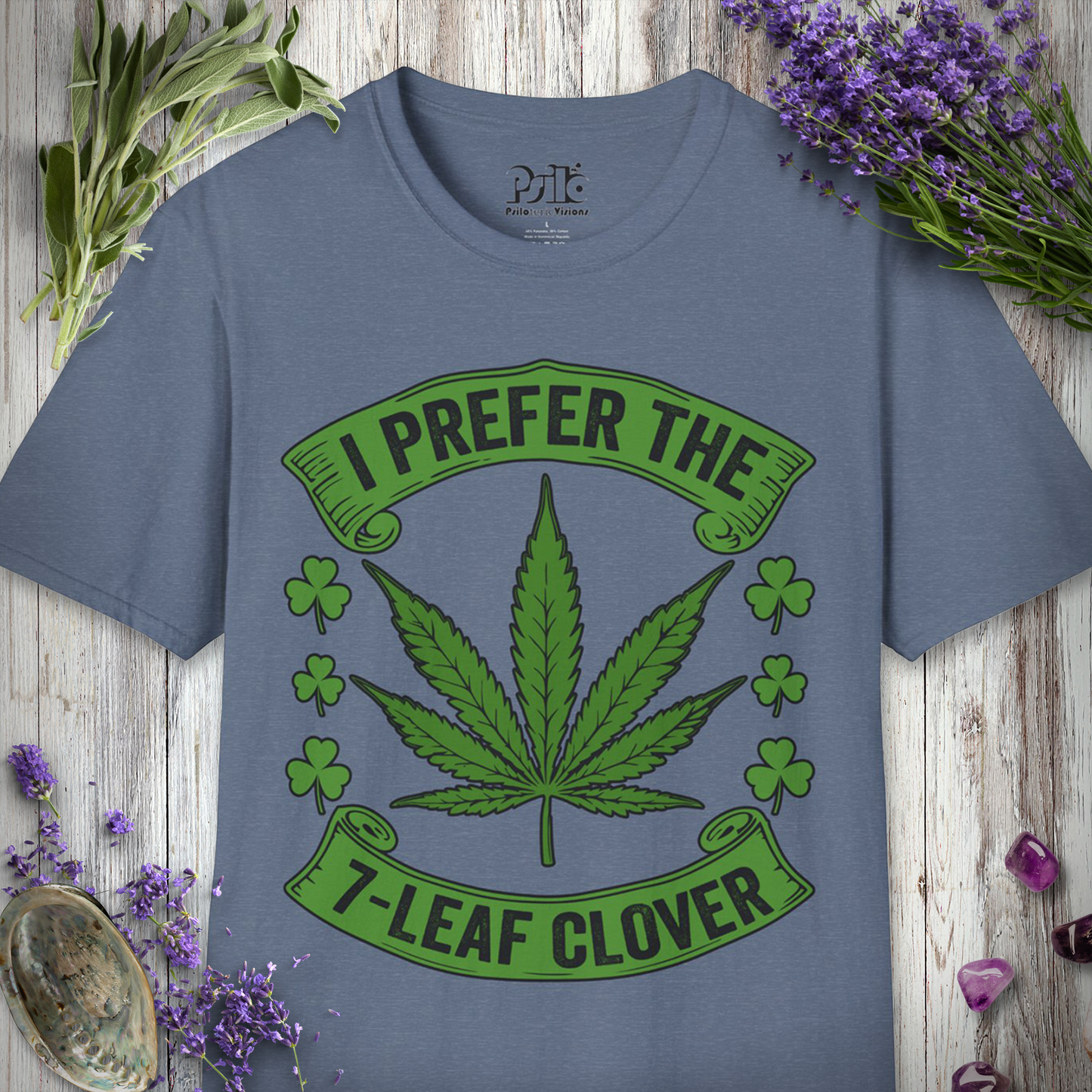 7 Leaf Clover T-SHIRT