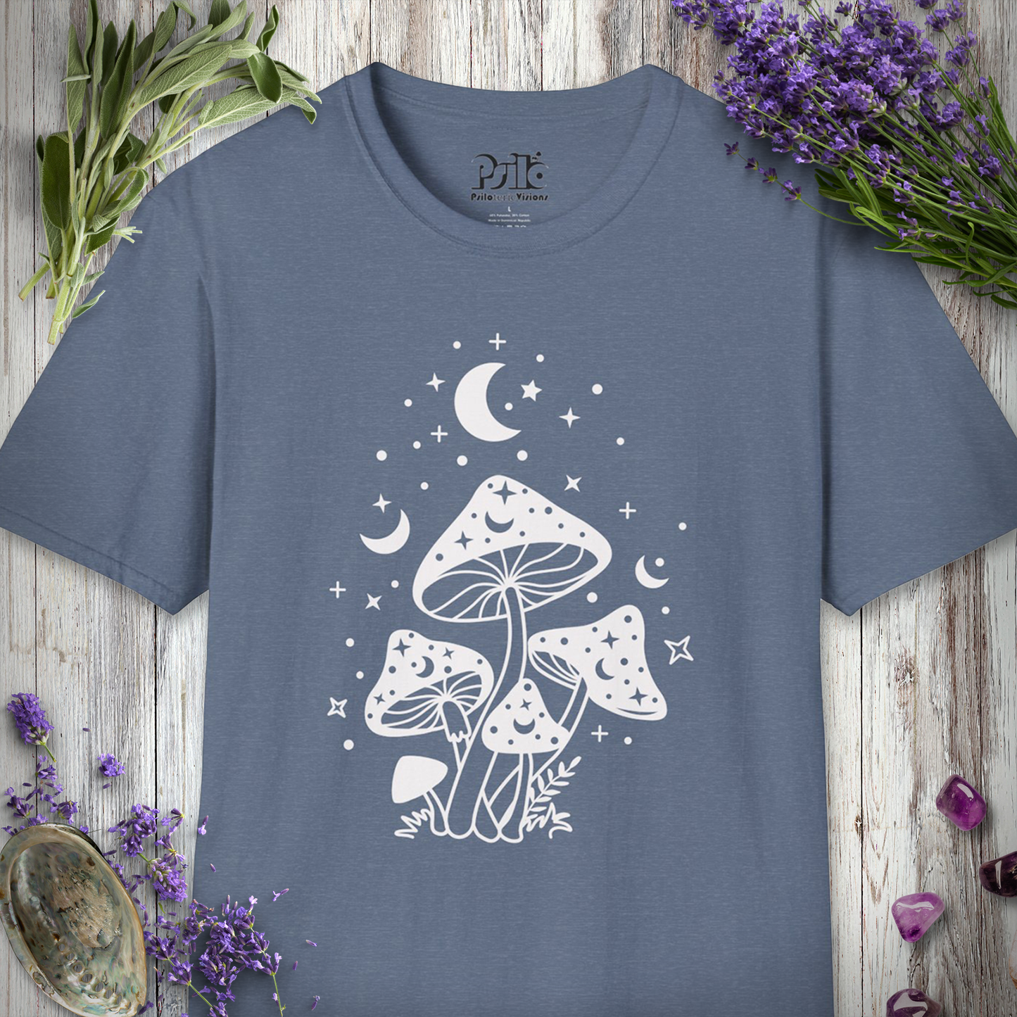 Moonlit Mushrooms T-SHIRT