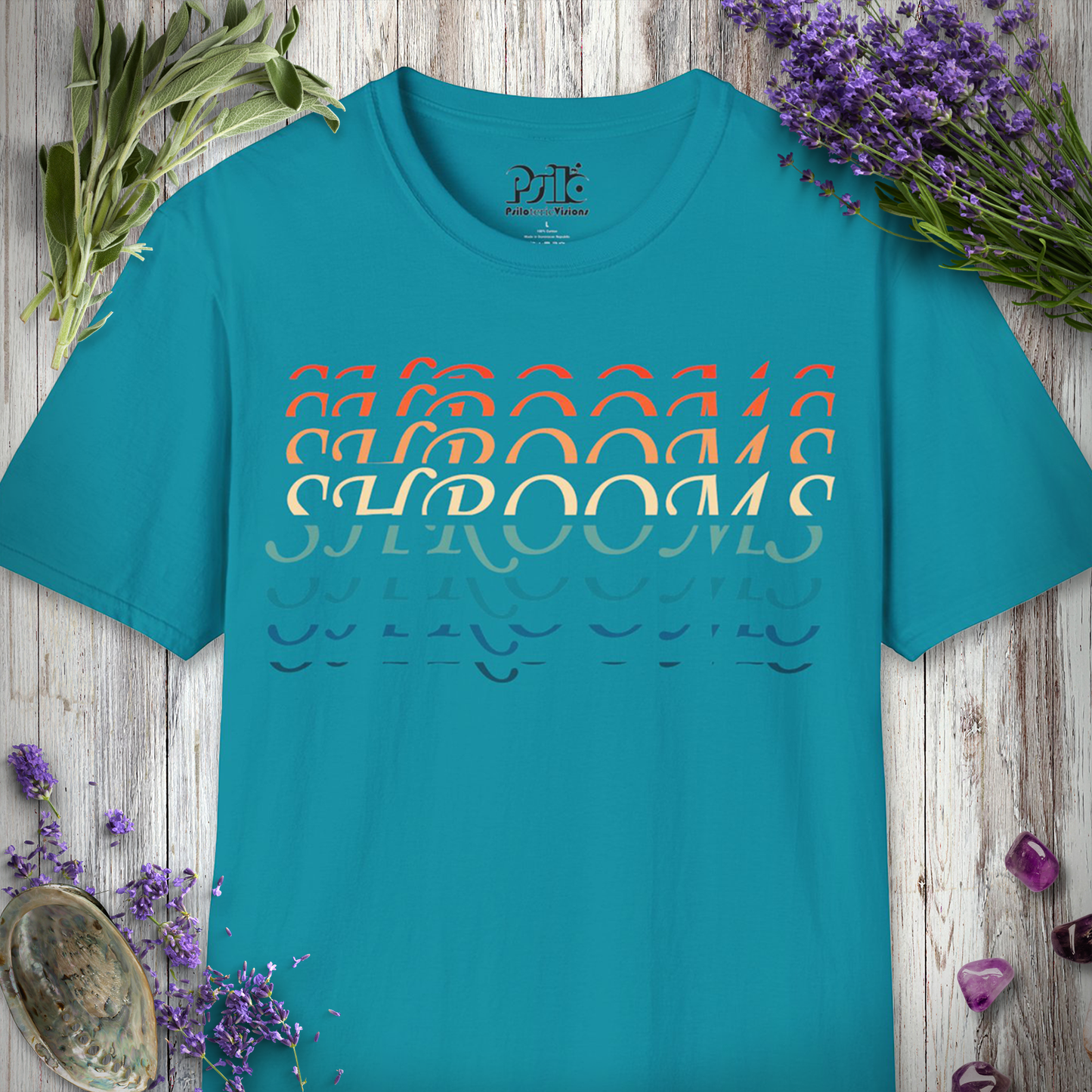 Shrooms Text Effect T-SHIRT