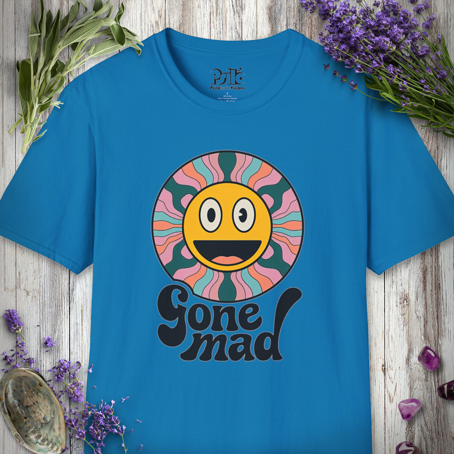 Gone Mad Smiley T-SHIRT