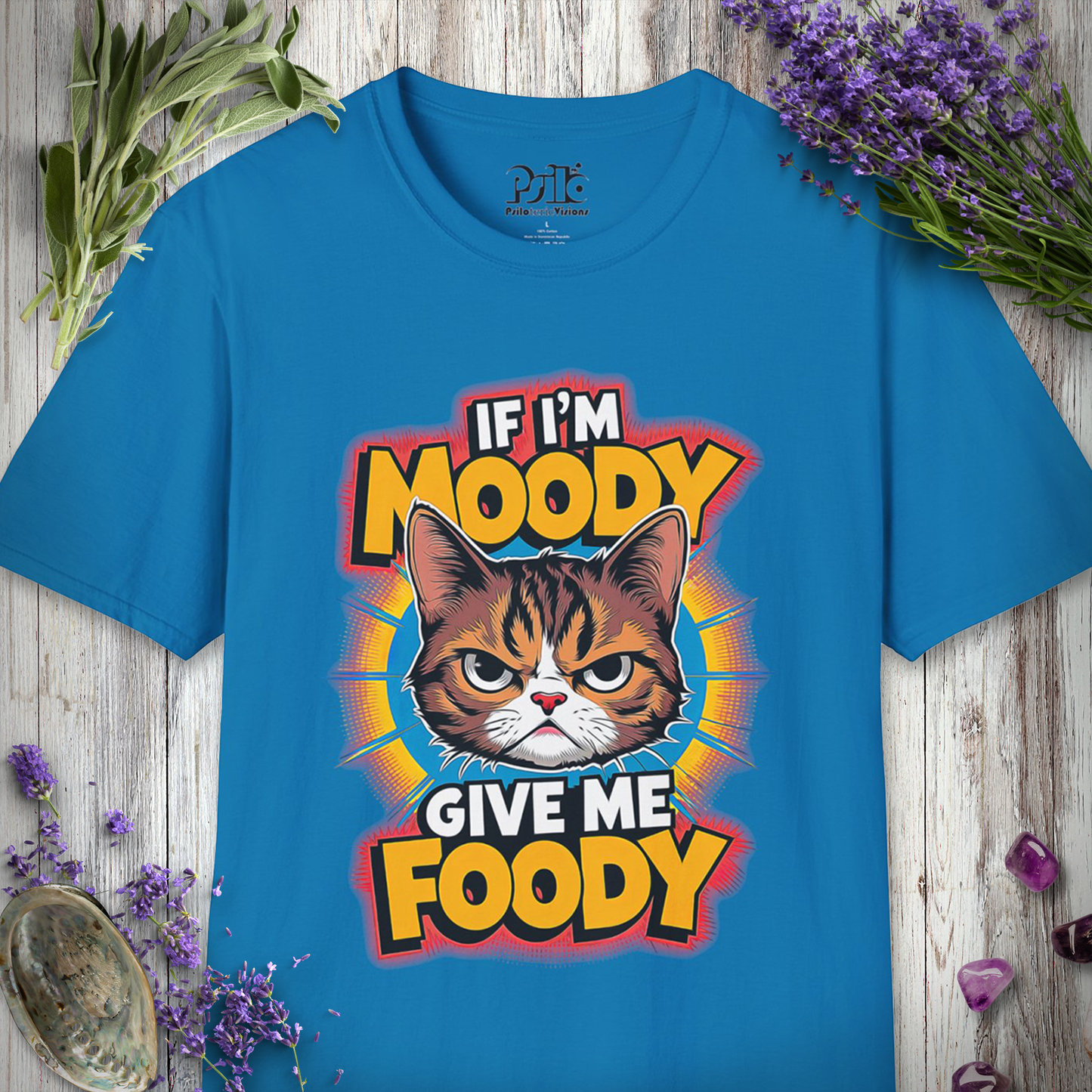 If I'm Moody Give Me Foody T-SHIRT