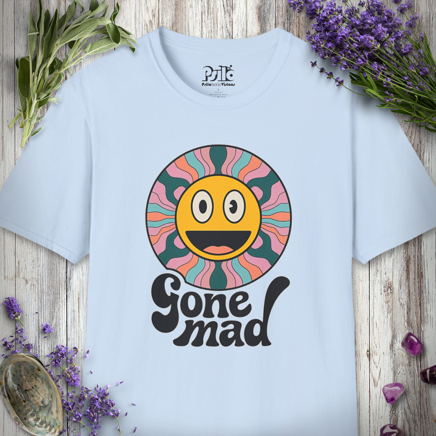 Gone Mad Smiley T-SHIRT