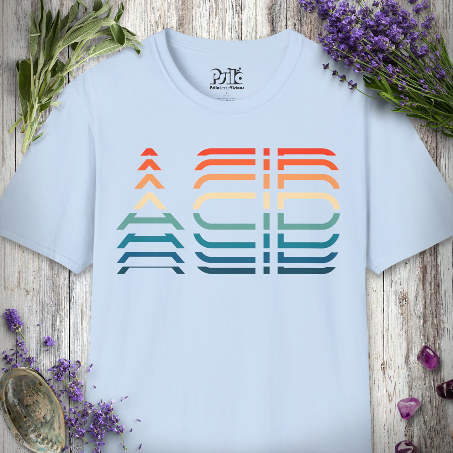 Acid Text Effect T-Shirt