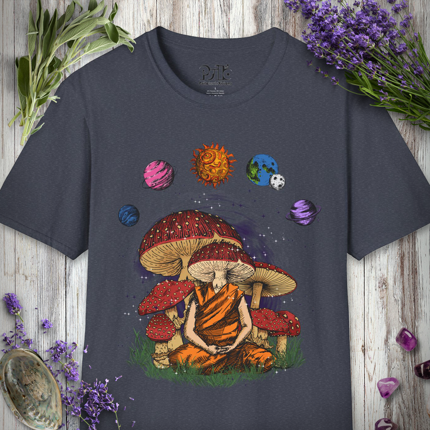 Buddhist Mushroom Head T-SHIRT