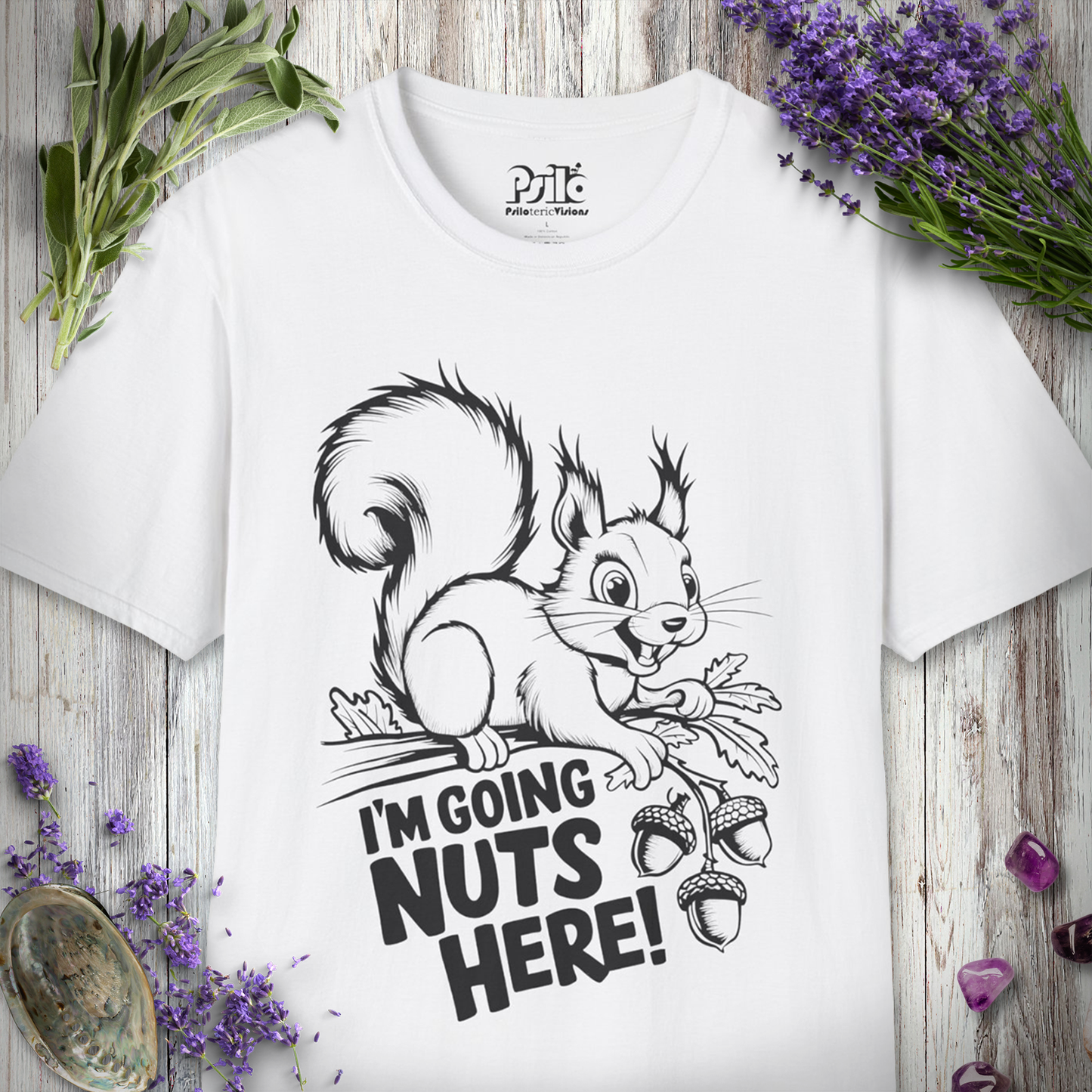 Going Nuts Here T-SHIRT