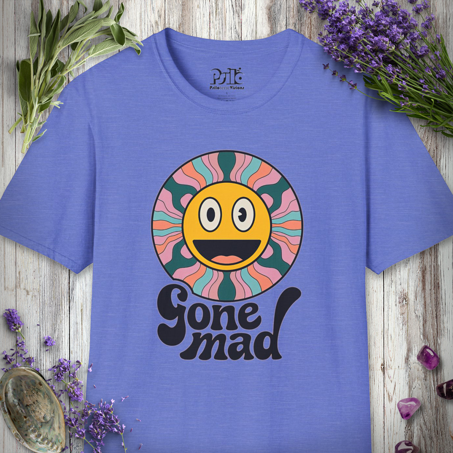 Gone Mad Smiley T-SHIRT