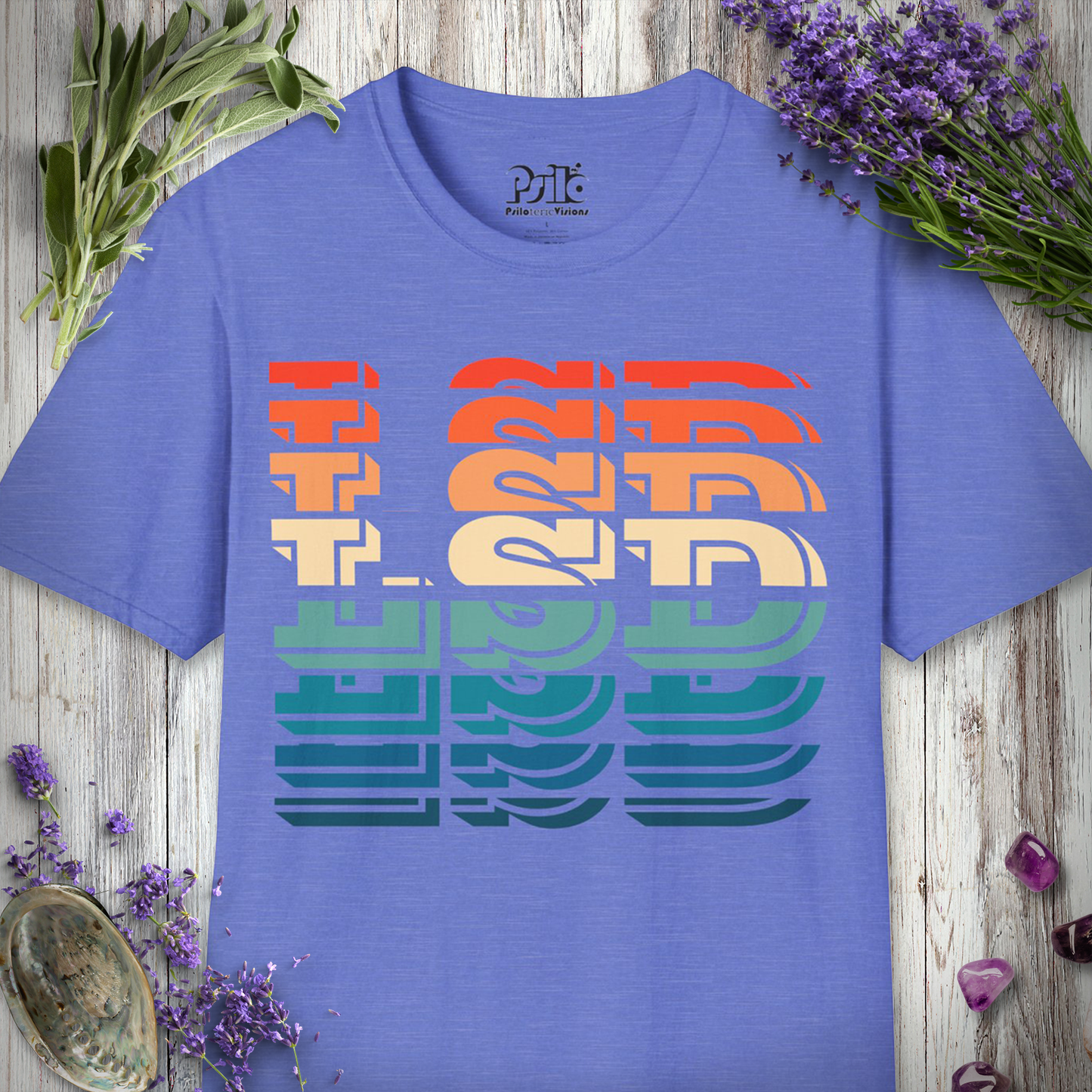 LSD Text Effect T-Shirt