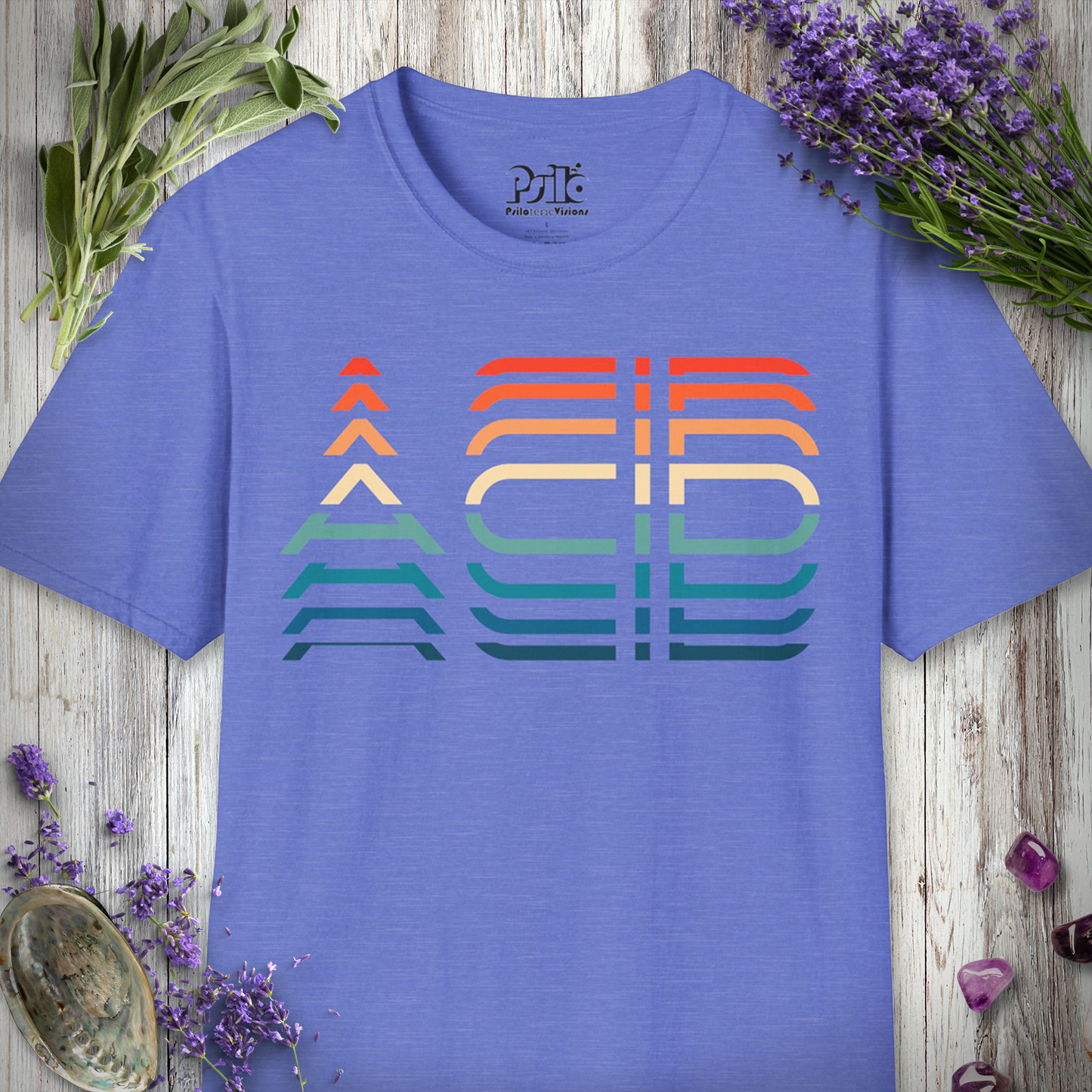 Acid Text Effect T-Shirt