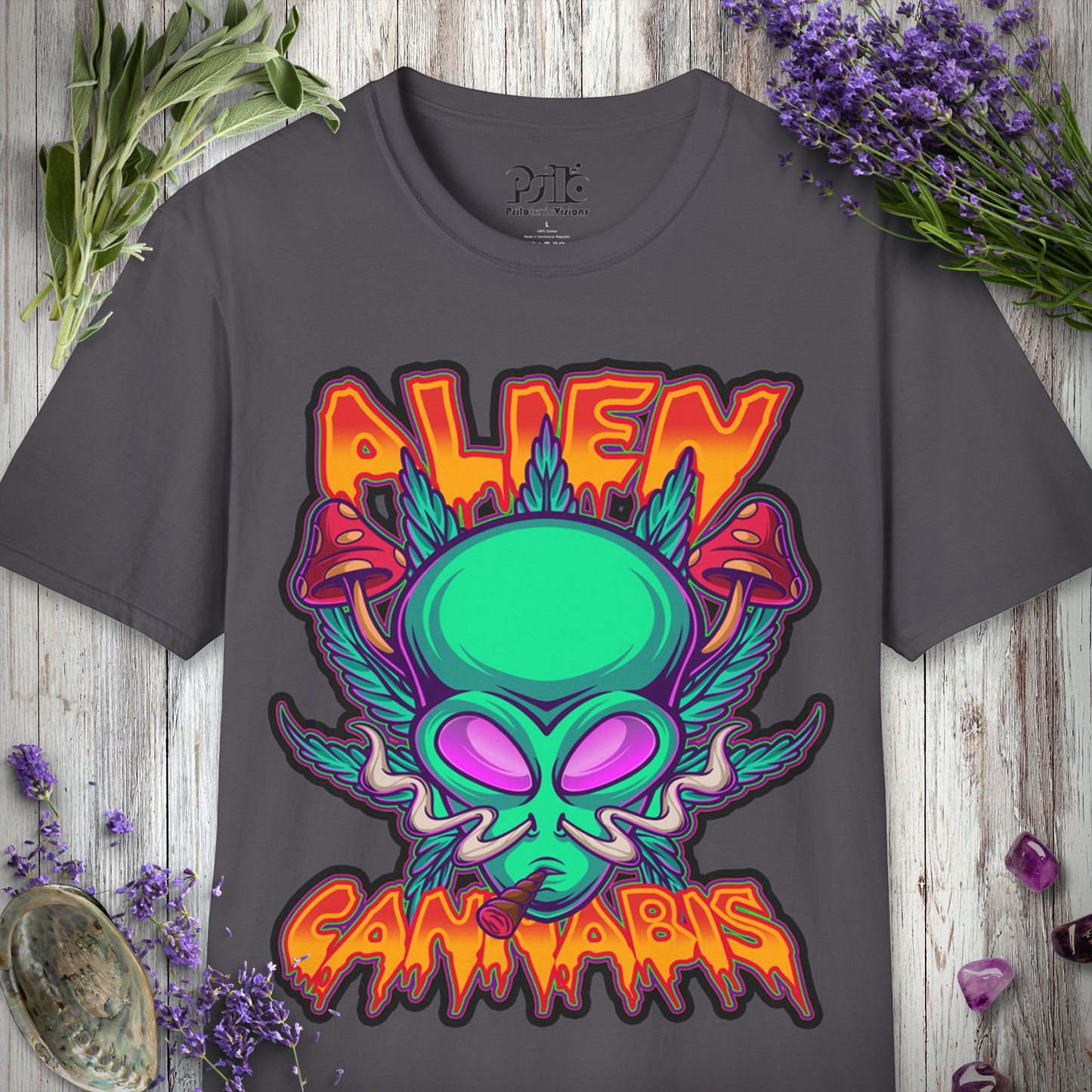 Alien Cannabis T-SHIRT